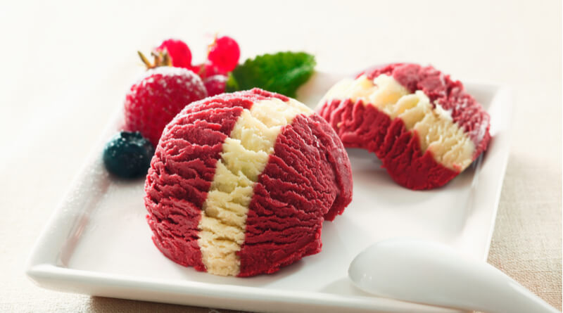 Home red velvet ice cream