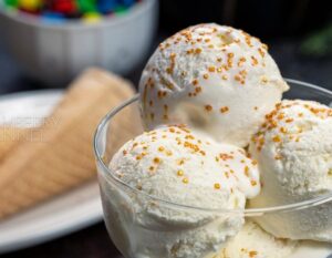 Home vanilla ice cream